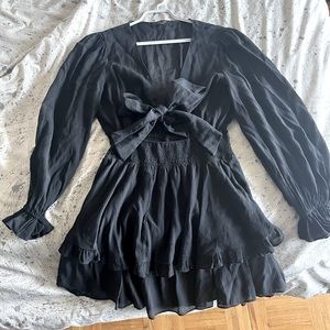 Zulu + Wolfe Tie Up Dress